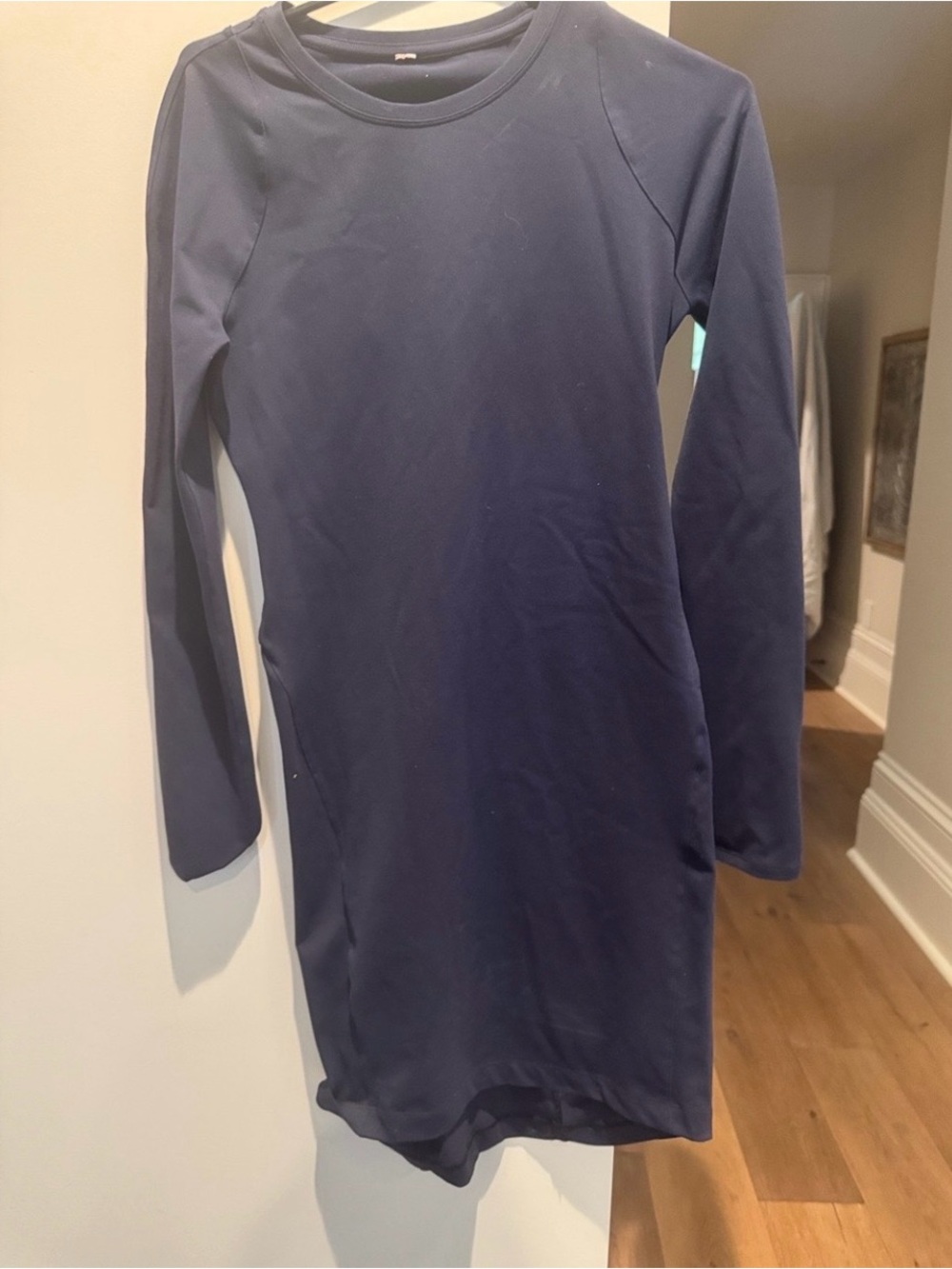 lululemon Navy Long-Sleeve Bodycon Dress